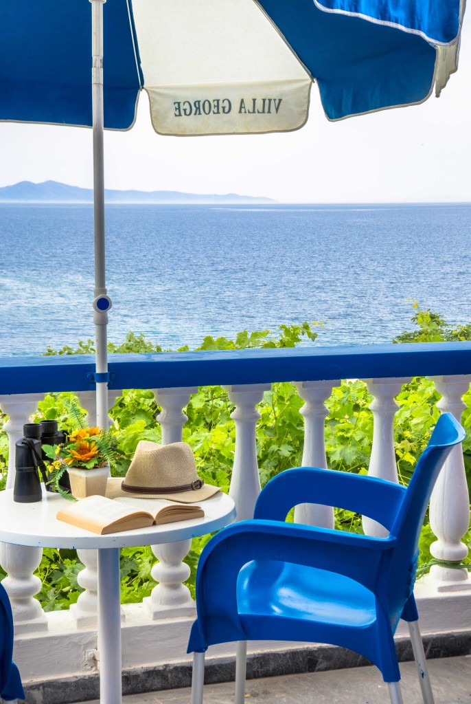 balcony villa george sea view
